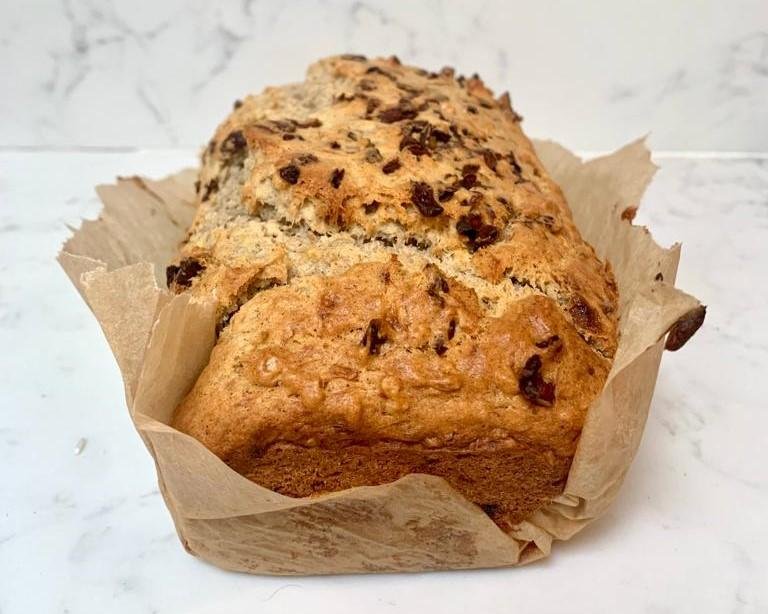 Low Sugar Banana Bread with Madhuka Nibs