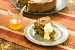 Orange and Madhūka Polenta Cake baking recipe image