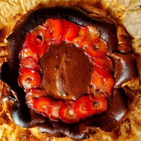 Basque Cheesecake with Madhuka